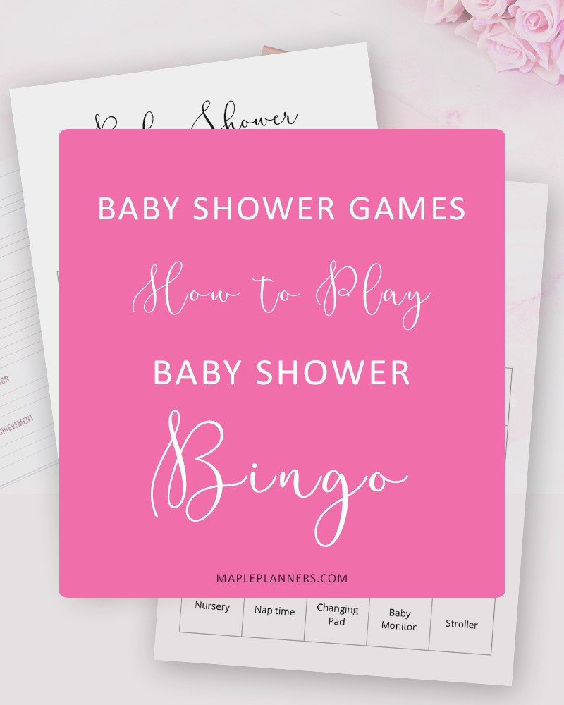 How To Play Baby Shower Bingo Fun Baby Shower Games