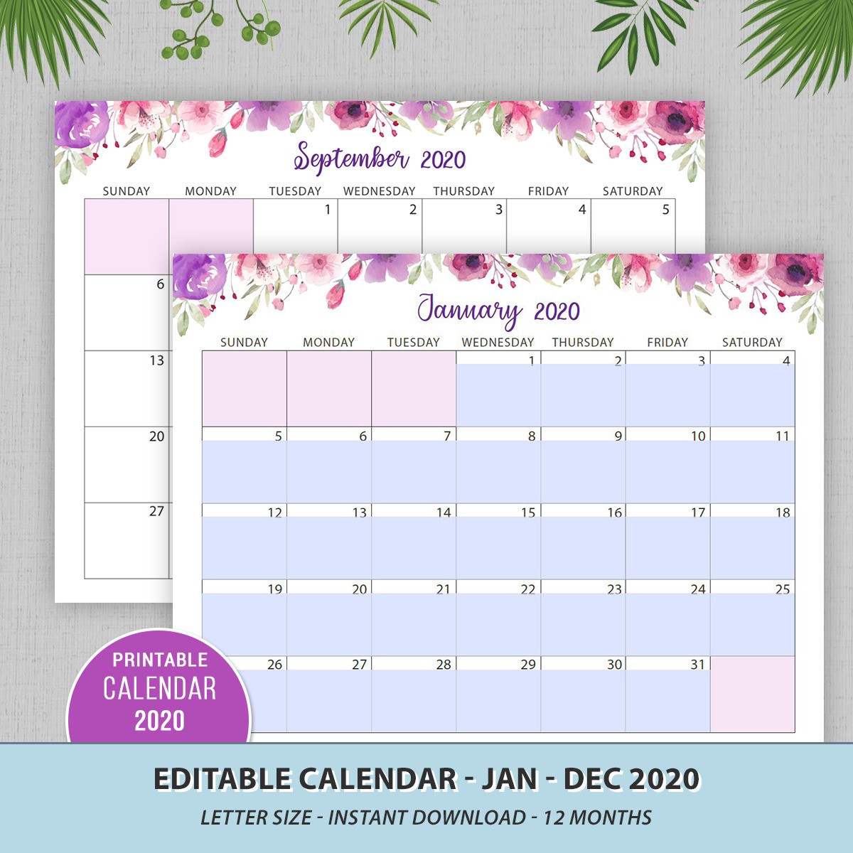 February 2020 Printable Calendar - Download Free Printables