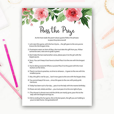 Download Free Printables, Planner Printable, Baby & Bridal Shower Games ...