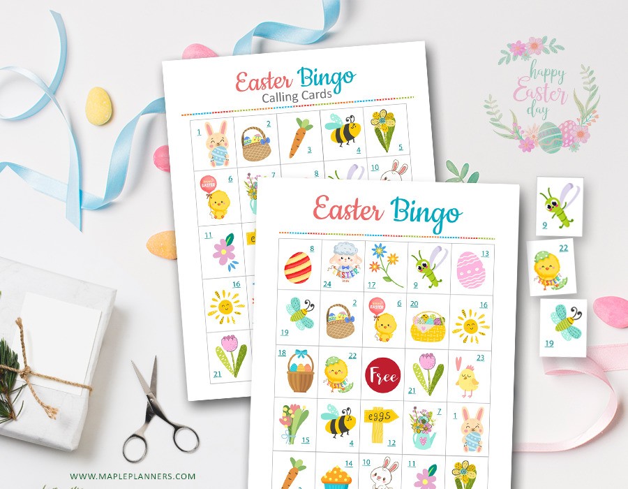 Free Easter Bingo Printable